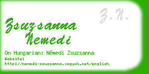 zsuzsanna nemedi business card